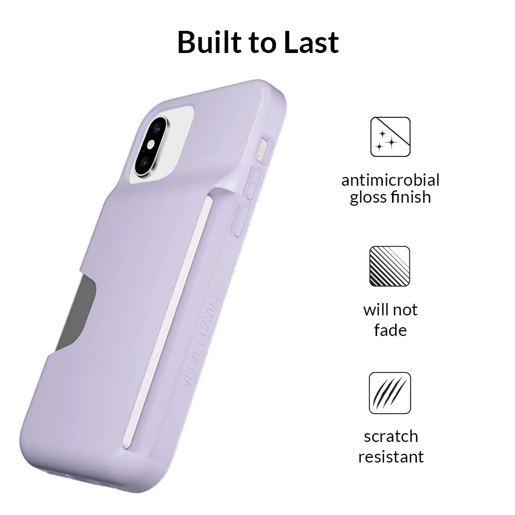 Light Purple iPhone Wallet Case