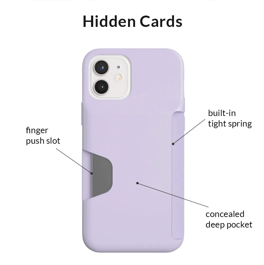 Light Purple iPhone Wallet Case