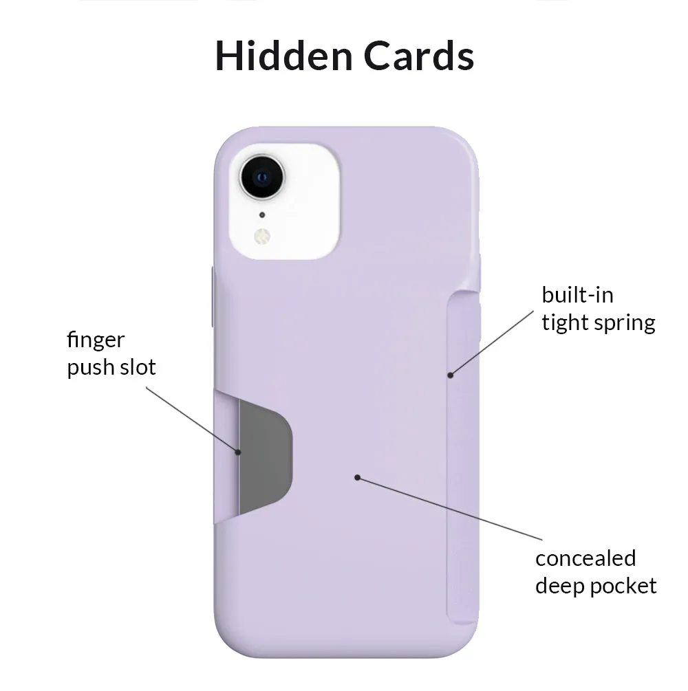 Light Purple iPhone Wallet Case