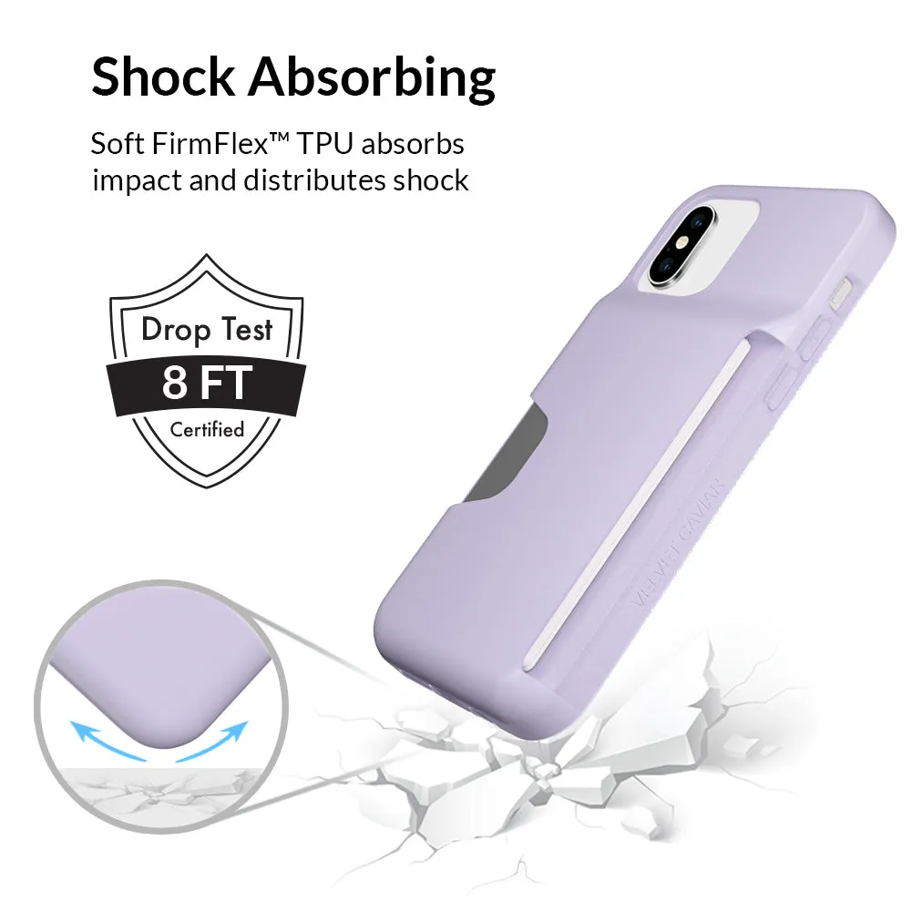 Light Purple iPhone Wallet Case