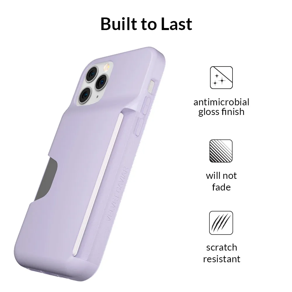 Light Purple iPhone Wallet Case