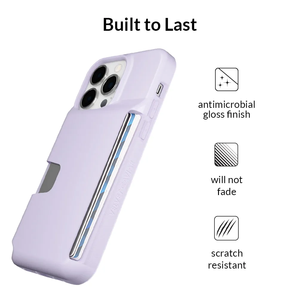 Light Purple iPhone Wallet Case