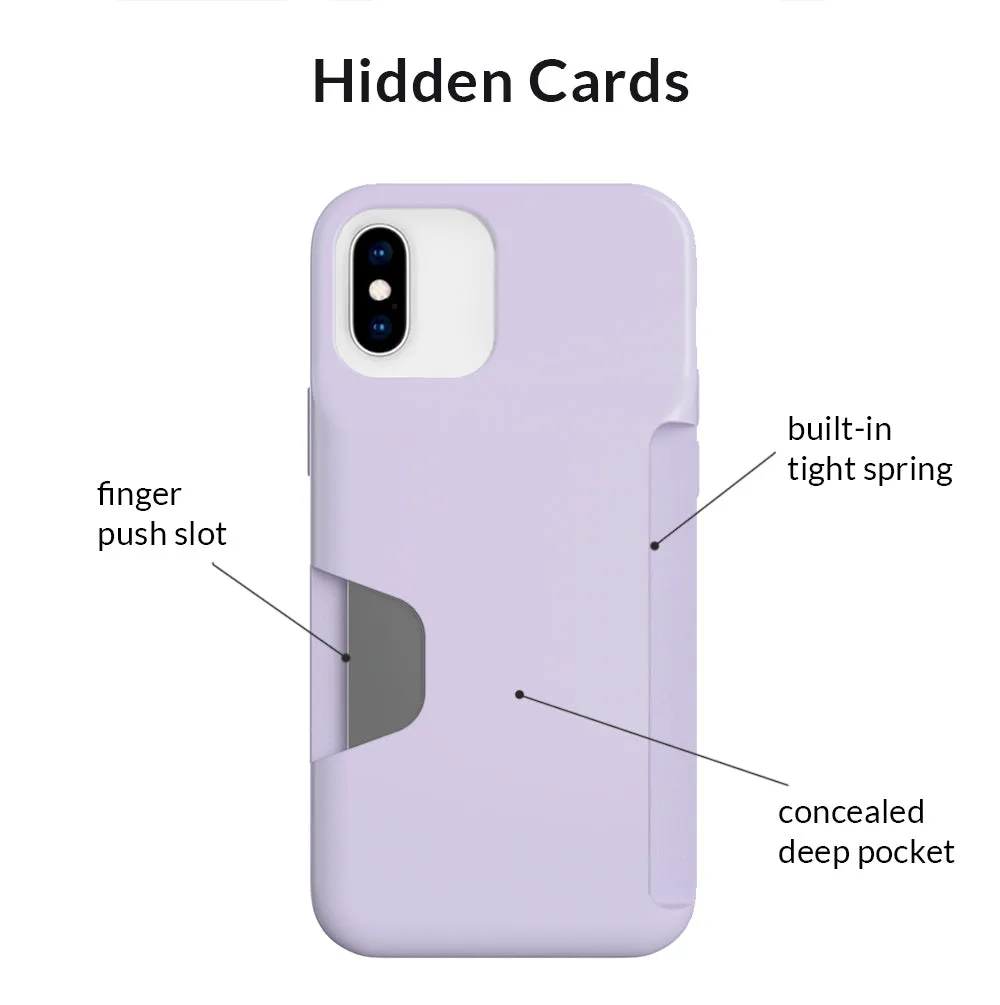 Light Purple iPhone Wallet Case