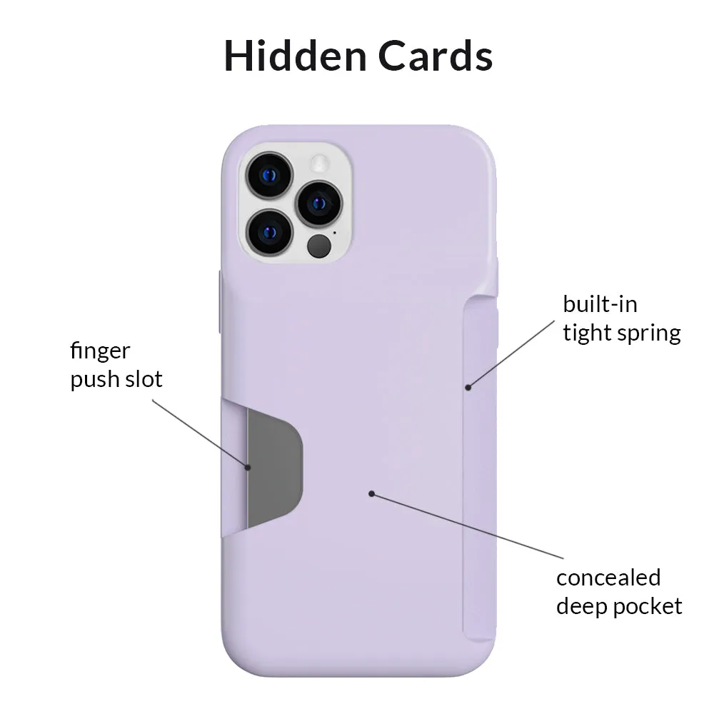 Light Purple iPhone Wallet Case