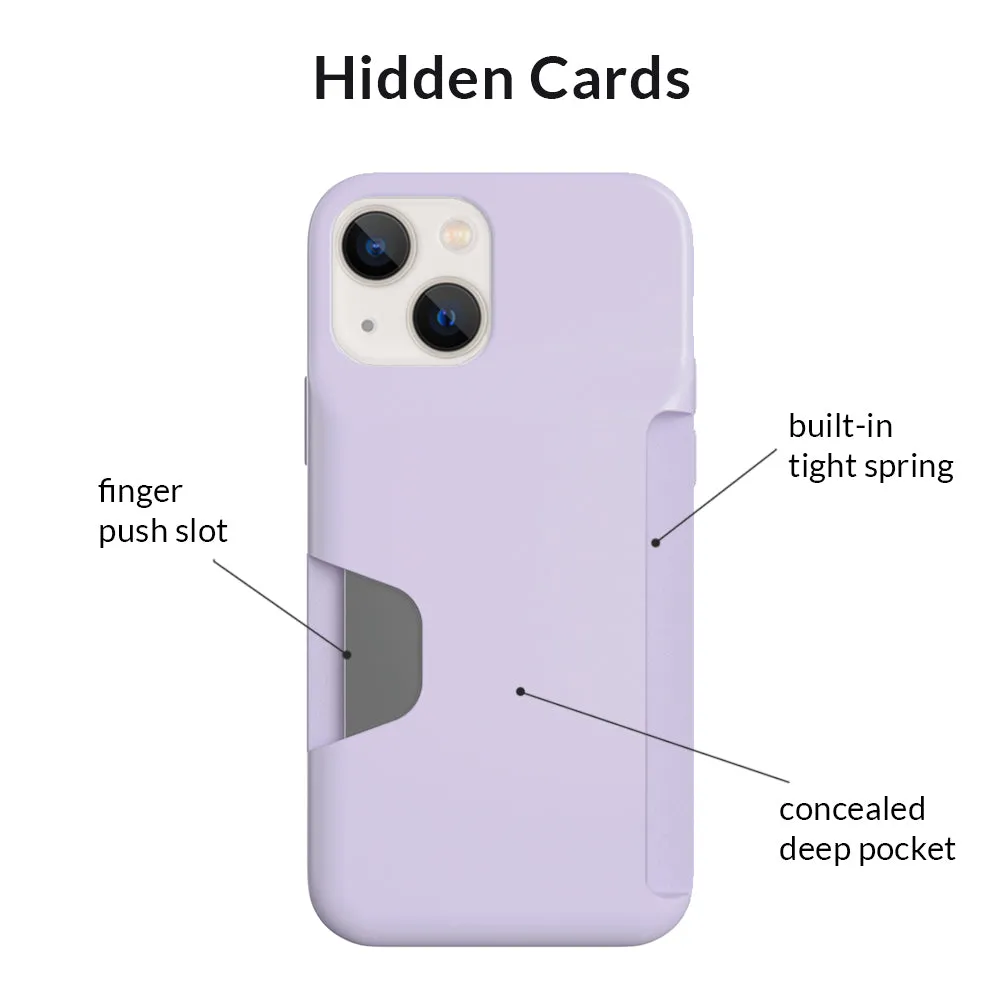 Light Purple iPhone Wallet Case