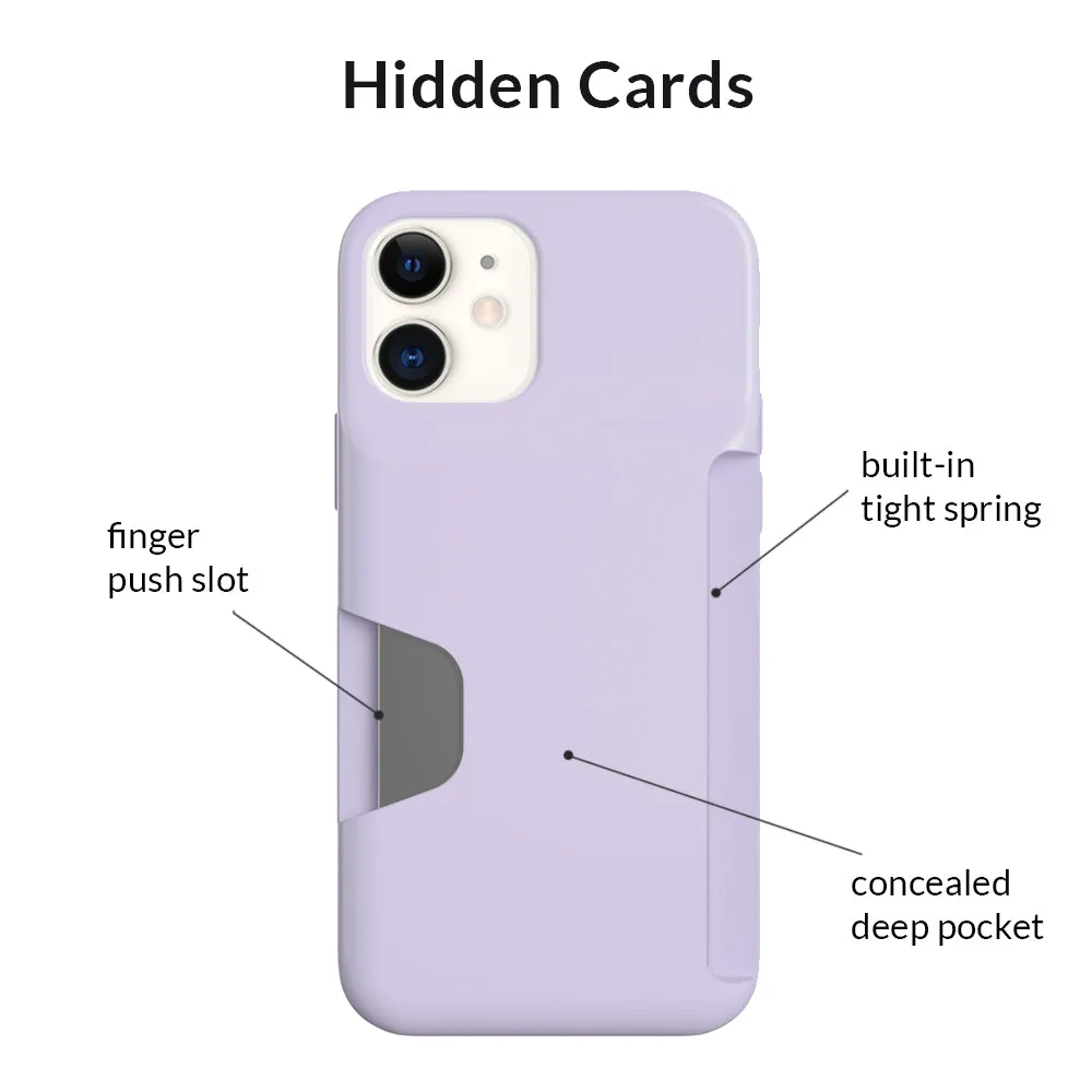 Light Purple iPhone Wallet Case