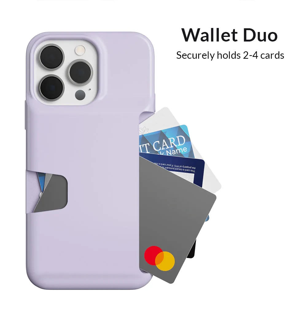 Light Purple iPhone Wallet Case