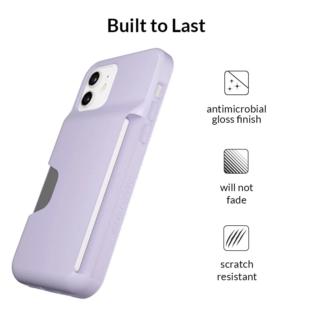 Light Purple iPhone Wallet Case