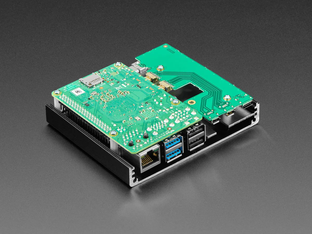 Lincoln Binns Black Pi-Box Pro 4 Enclosure for Raspberry Pi 4