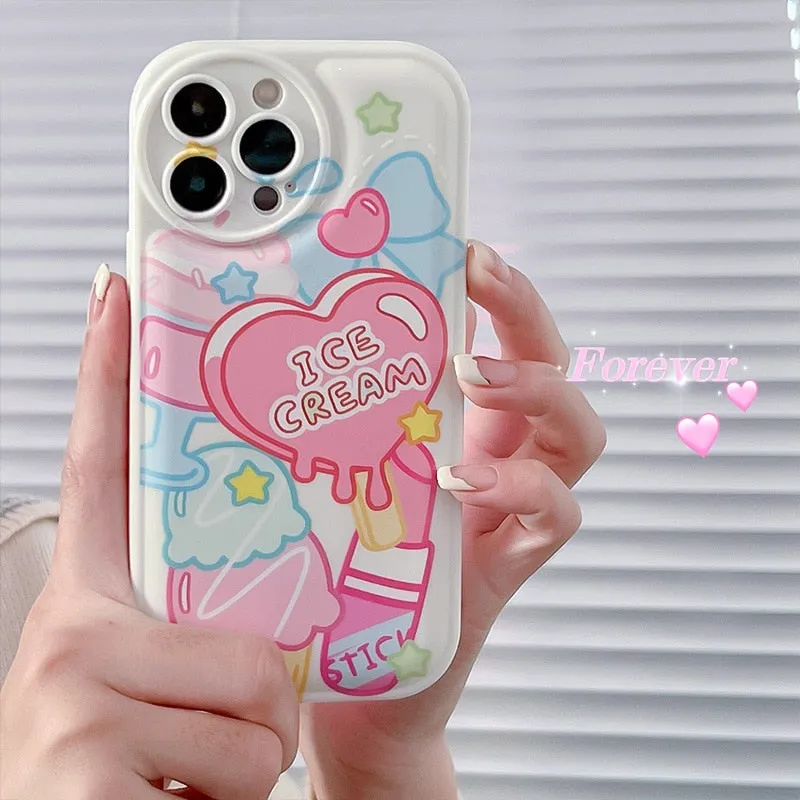 Lipstick Ice Cream iPhone Case