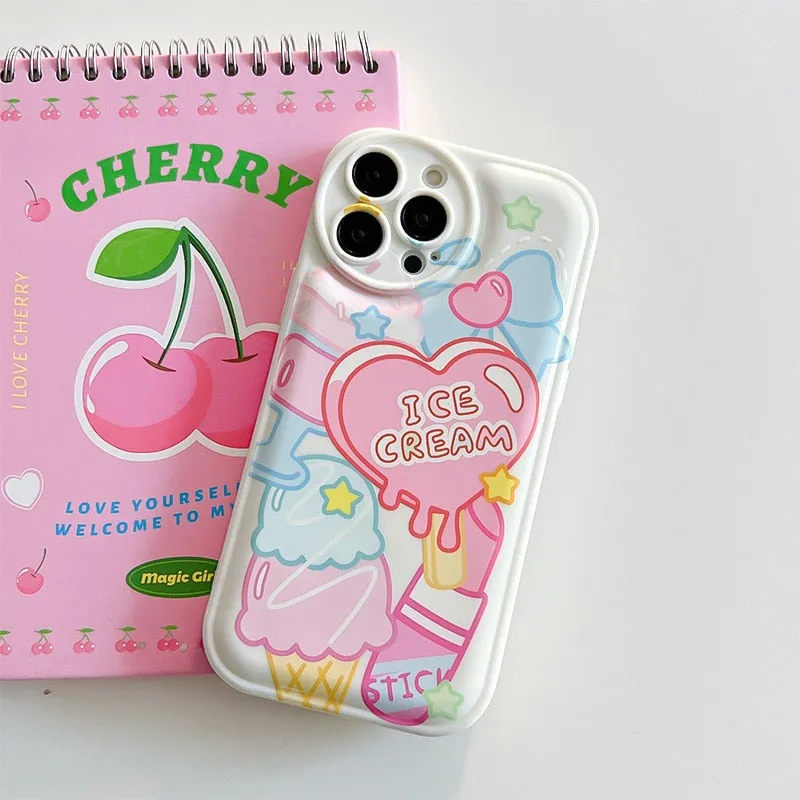 Lipstick Ice Cream iPhone Case