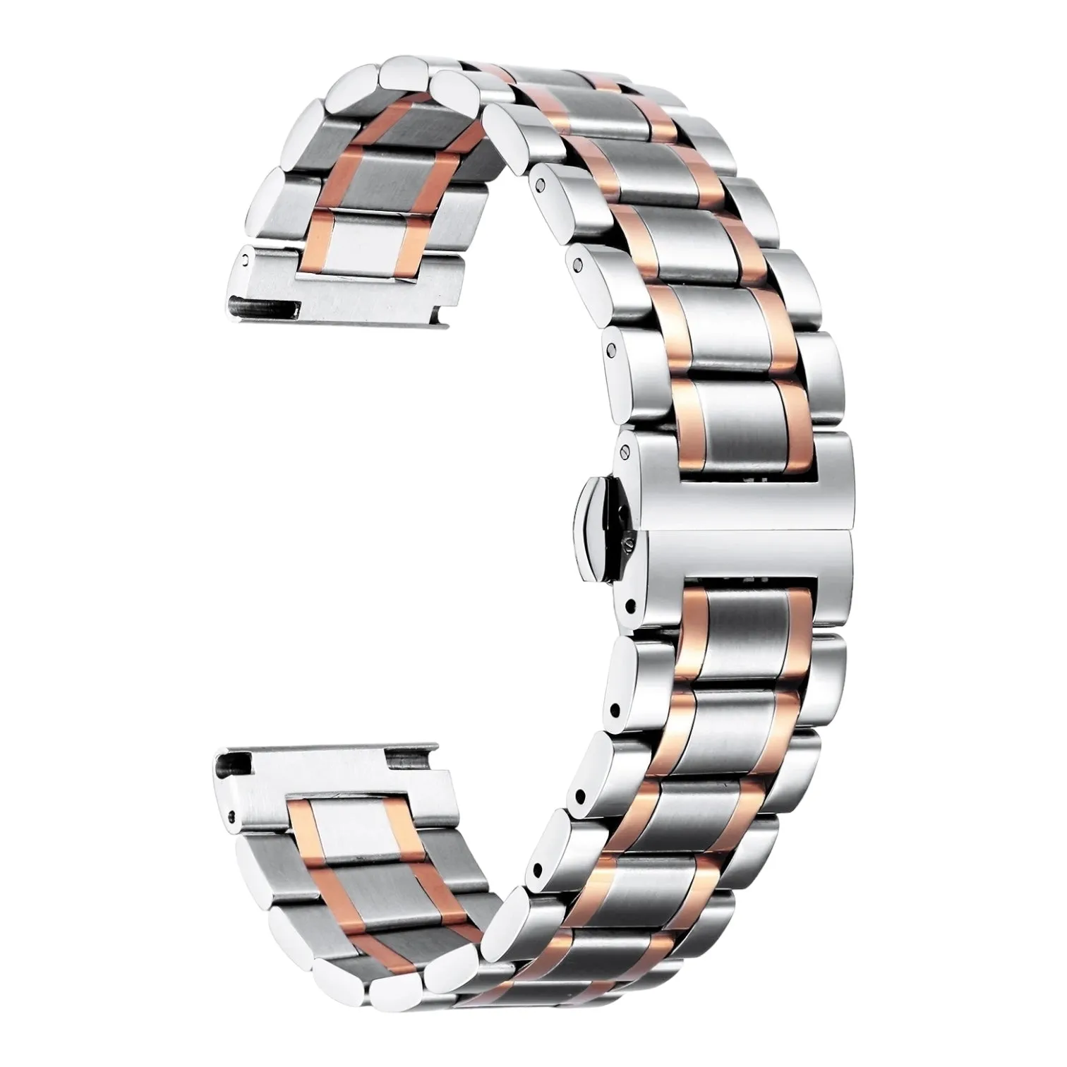 Lotus 22mm Range Stainless Steel Link Watch Strap