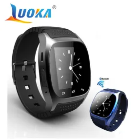 LUOKA M26 Bluetooth Smart Watch luxury wristwatch R watch smartwatch with Dial SMS Remind Pedometer for Android Samsung phone