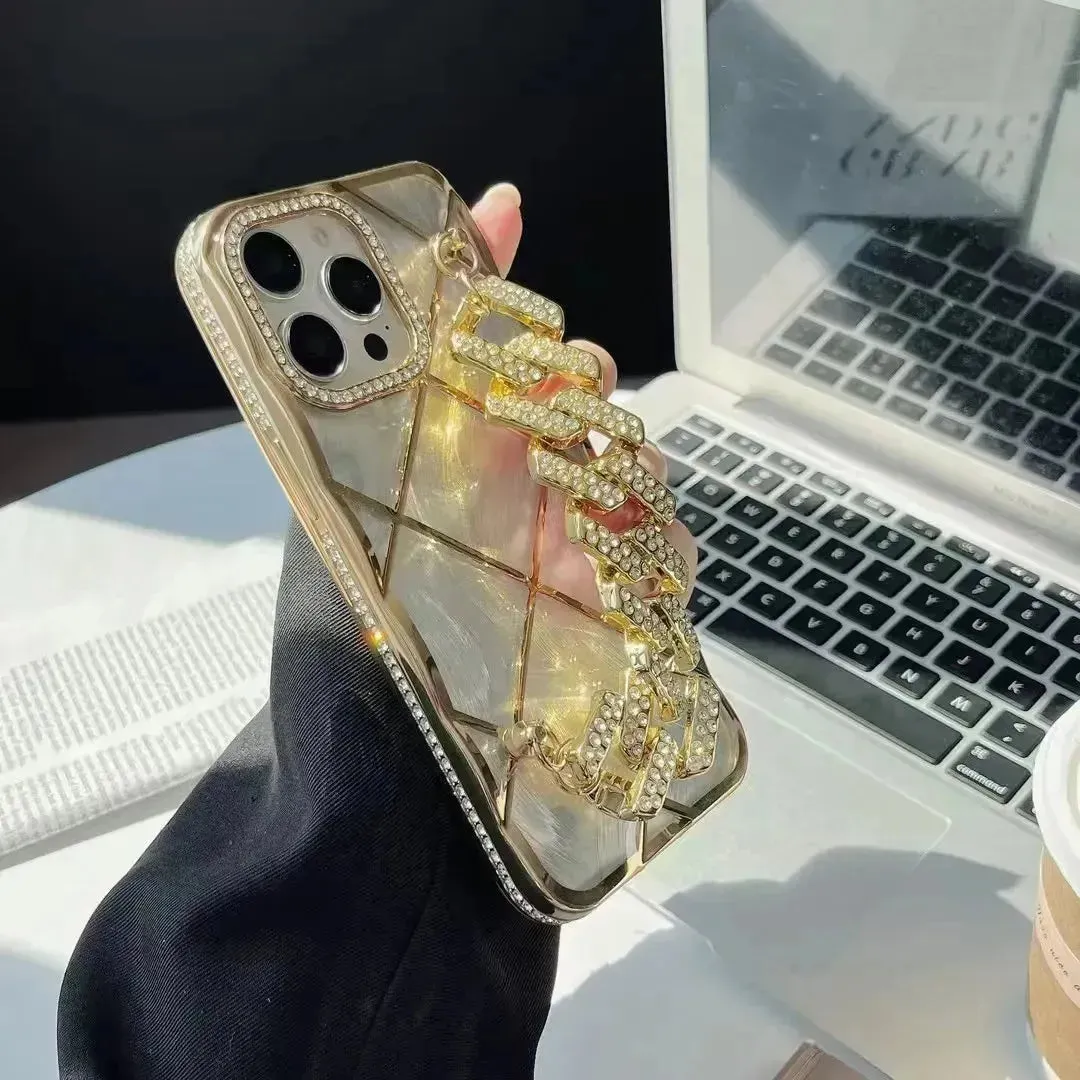 Luxurious Diamond Bracelet Phone Case (For iPhones)