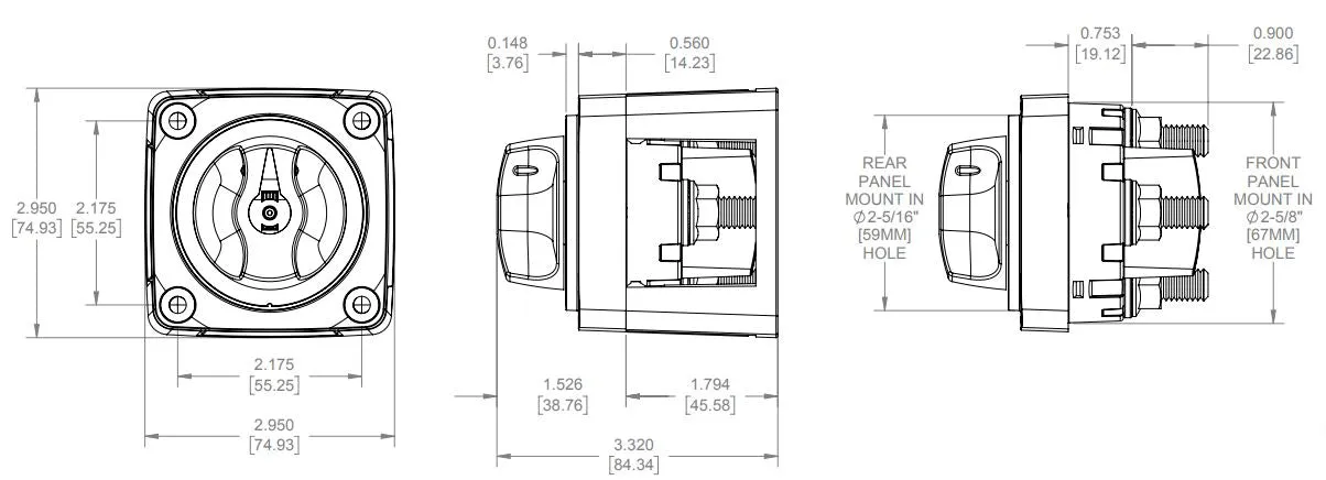 M SERIES MINI BATTERY SWITCH