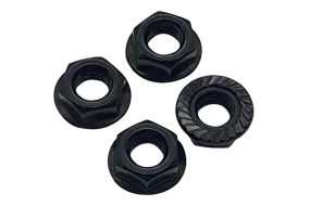 M8 Flange Nuts - Set of 4