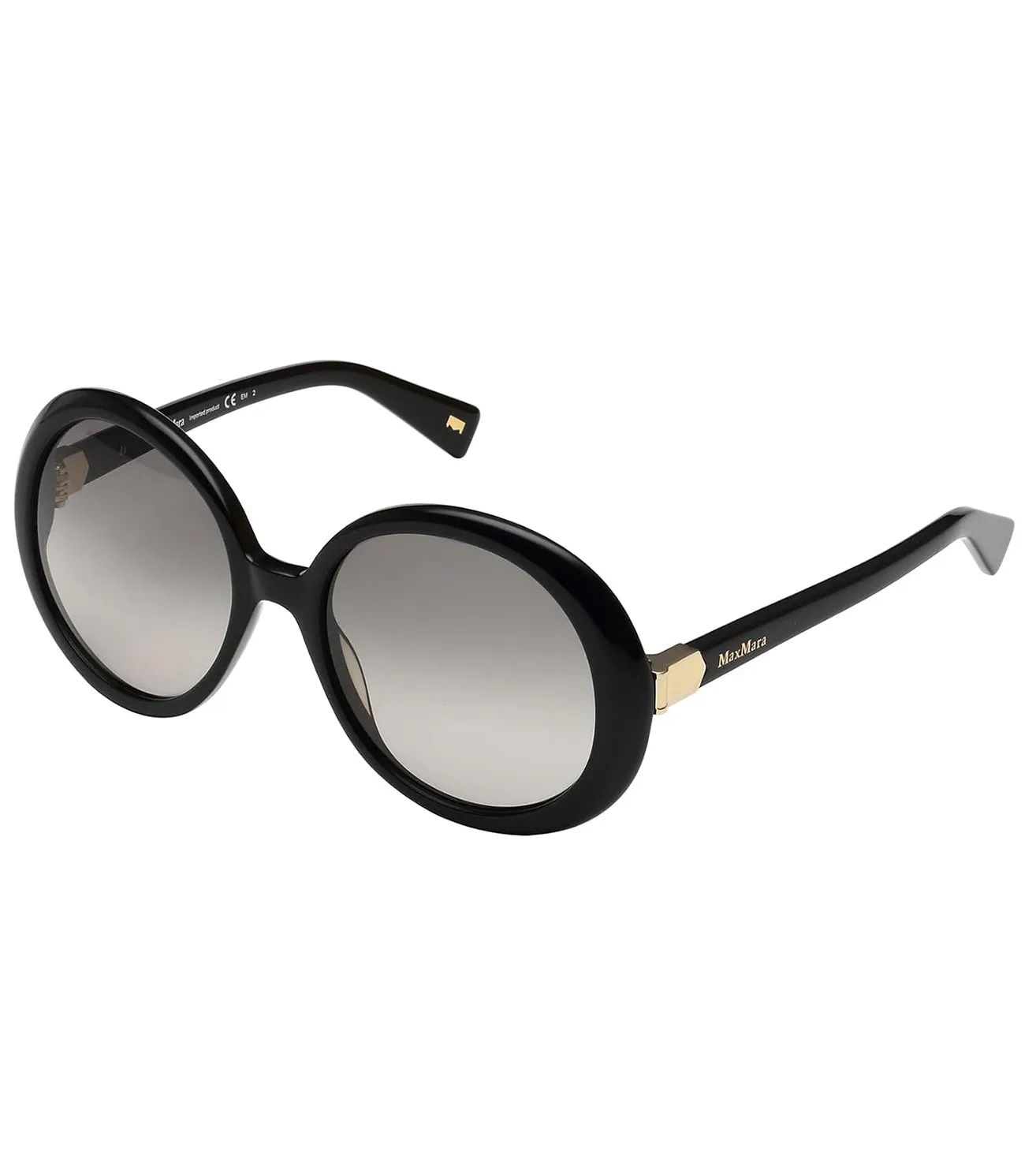 MaxMara Women Grey Round Sunglasses