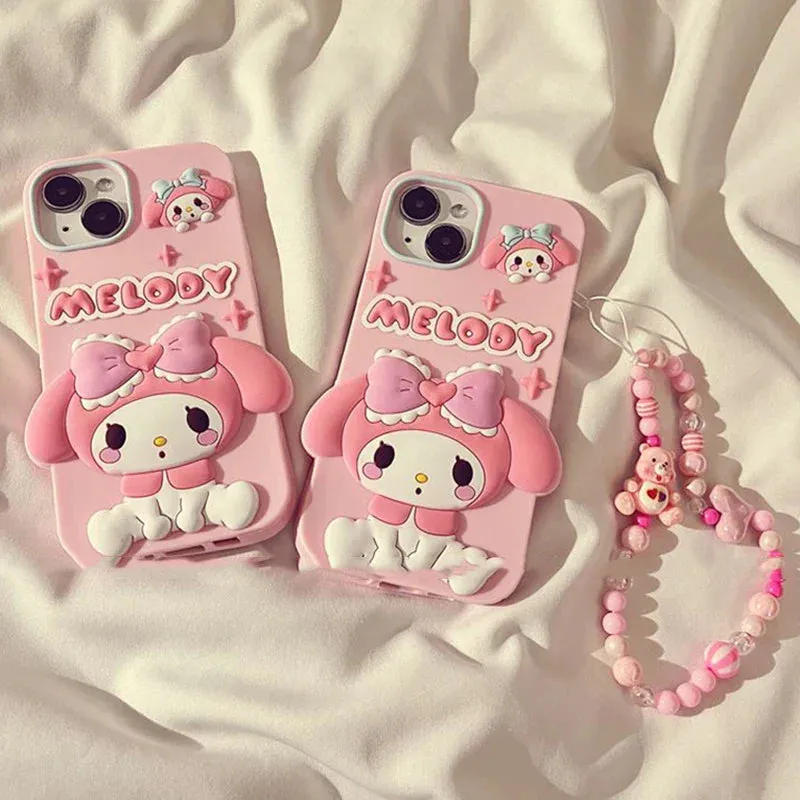 Melo Pastel iPhone Case With Chain