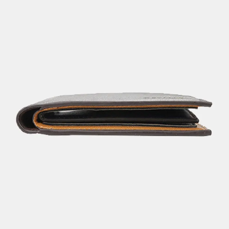 Men PU Leather Short 6 Card Slot Card Holder Business Fashion Bifold Thin Driver License Wallet Coin Purse