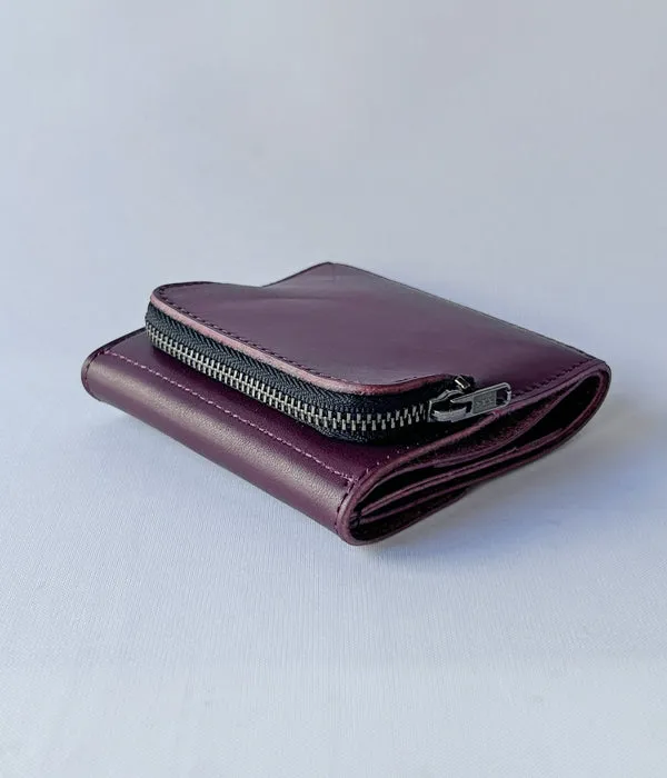 MHL./BASIC LEATHER THREE FOLD WALLET