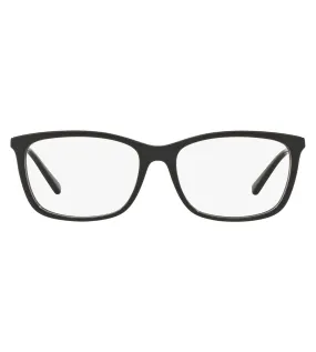 Michael Kors Unisex Black Rectangular Optical Frame