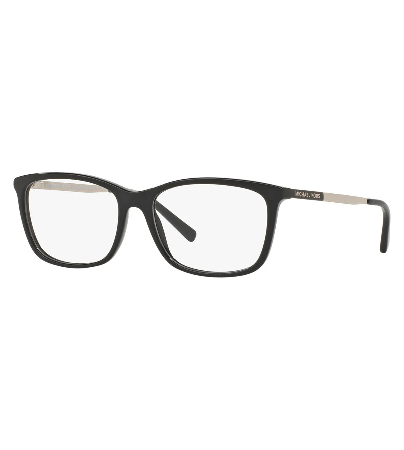 Michael Kors Unisex Black Rectangular Optical Frame