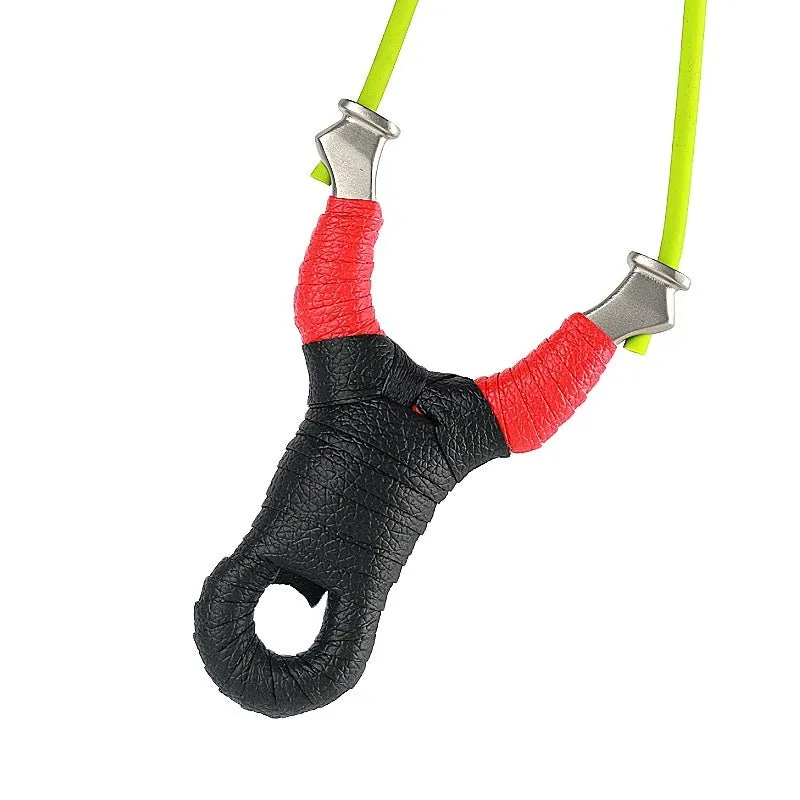 Multi Wrap Neon Patch Stainless Steel Slingshot