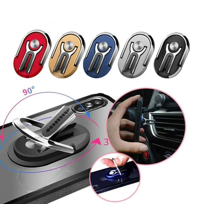 Multipurpose Mobile Phone Holder - 360 Degree  Car Air Vent Grip Magnetic Finger Holder Bracket