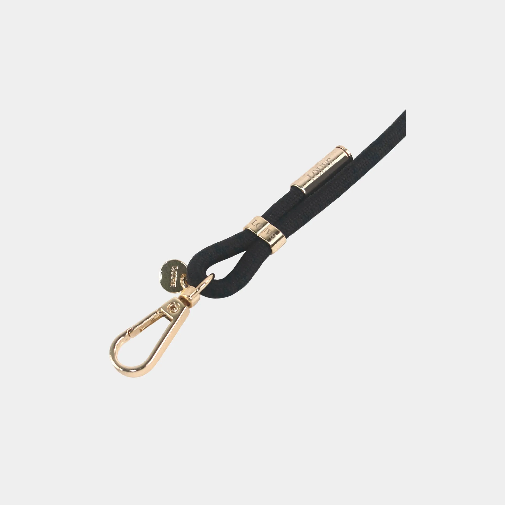 Mystique Black Crossbody Phone Strap