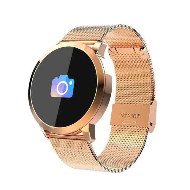 NAIKU Q8 Smart Watch OLED Color Screen men Fashion Fitness Tracker Heart Rate Blood Pressure Oxygen Smartwatch