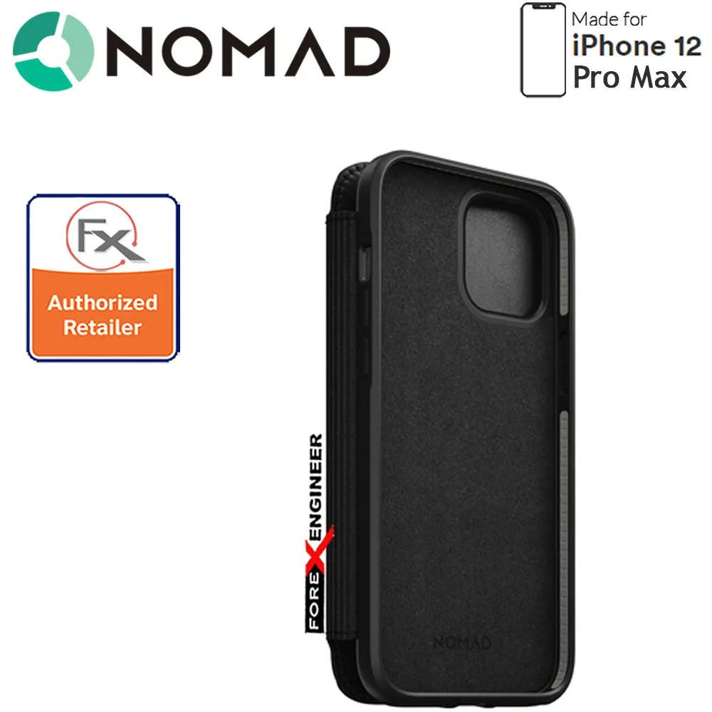 Nomad Rugged Folio Case for iPhone 12 Pro Max - Black ( Barcode : 856500019147 )