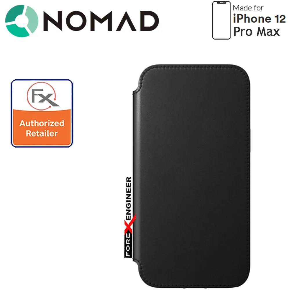 Nomad Rugged Folio Case for iPhone 12 Pro Max - Black ( Barcode : 856500019147 )