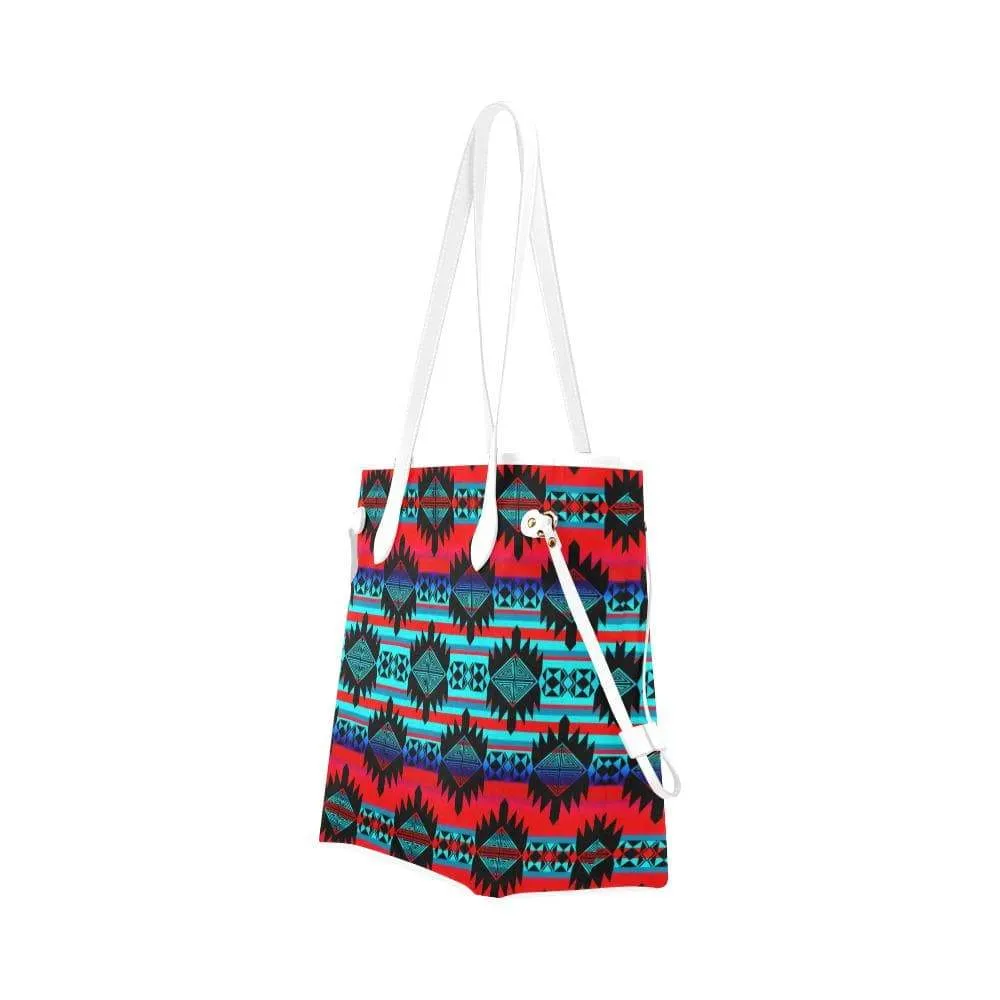 Okotoks Mountain Clover Canvas Tote Bag