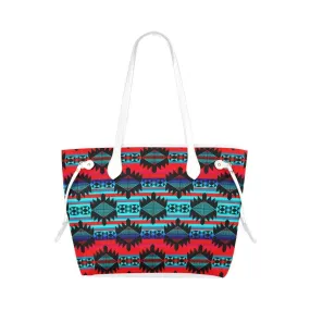 Okotoks Mountain Clover Canvas Tote Bag