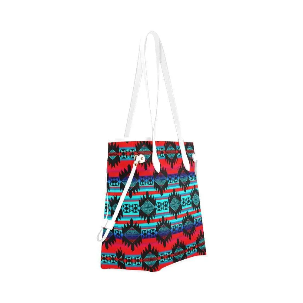 Okotoks Mountain Clover Canvas Tote Bag