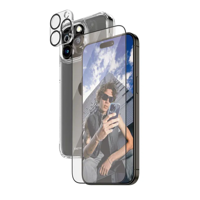 PanzerGlass 360 Bundle with D30 Clear for iPhone 15 Series