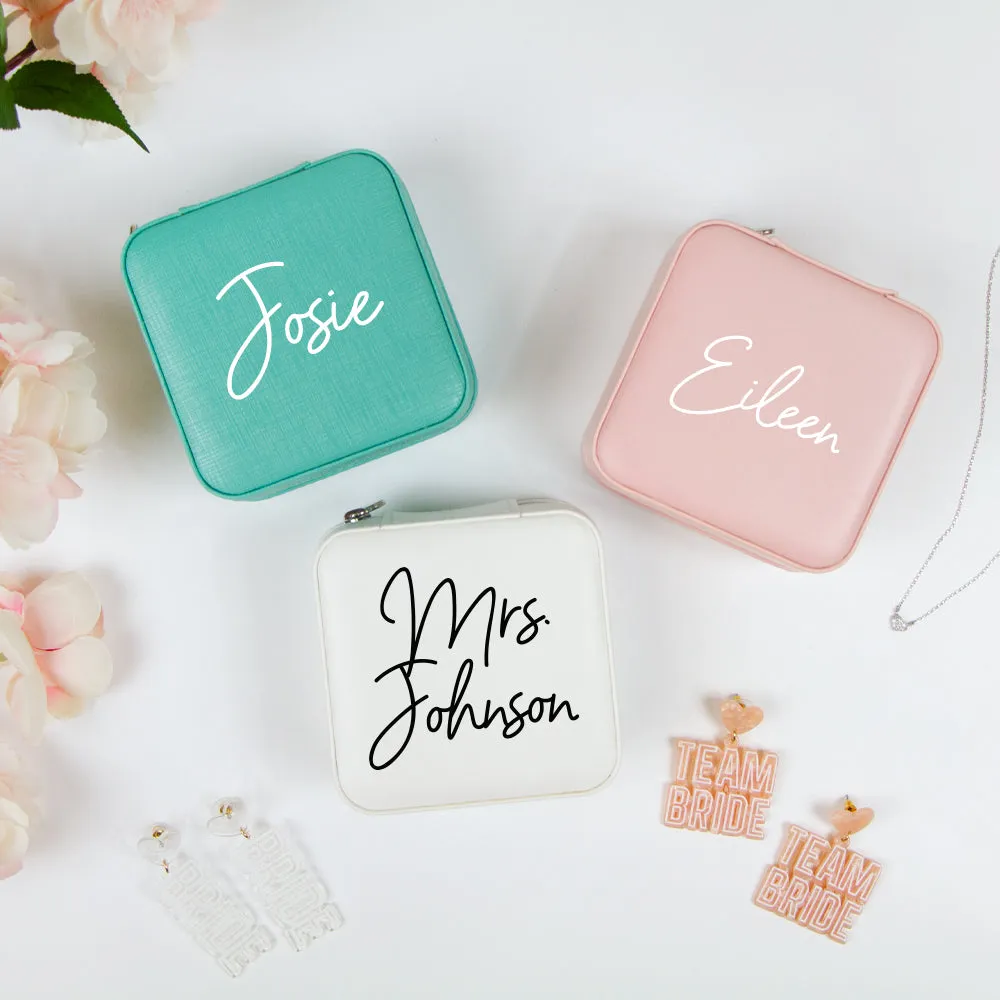 Personalized Mrs. Jewelry Box Gift