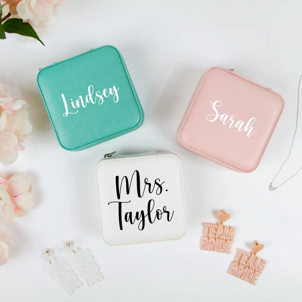 Personalized Mrs. Jewelry Box Gift