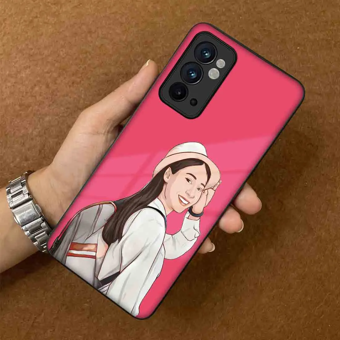 Personalized Oneplus 9RT 5G Back Cover with Photo Unique Phone Covers - Cartoonify From Photo