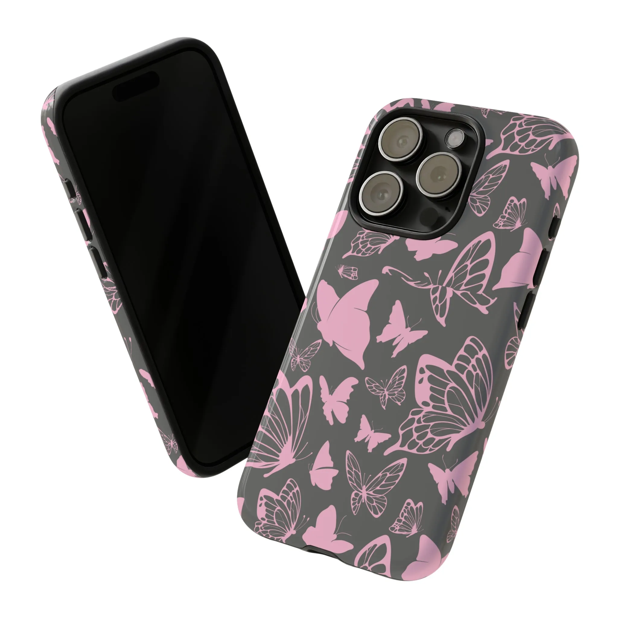 Phone Case with Butterfly Pattern Tough Cases