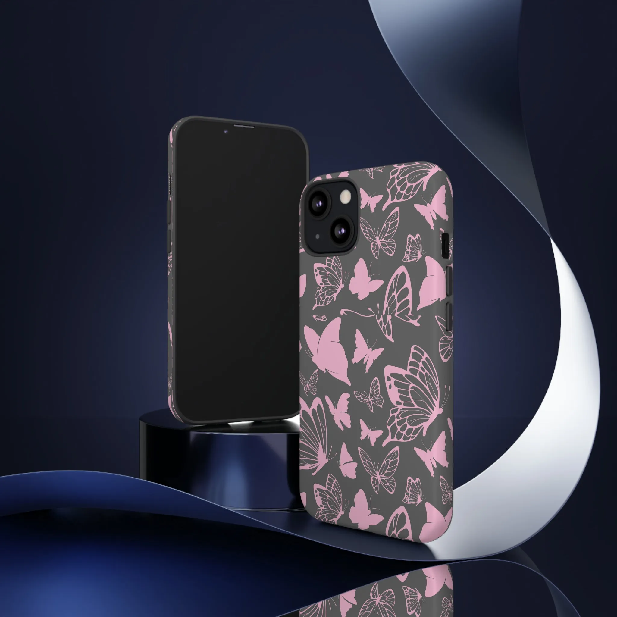 Phone Case with Butterfly Pattern Tough Cases