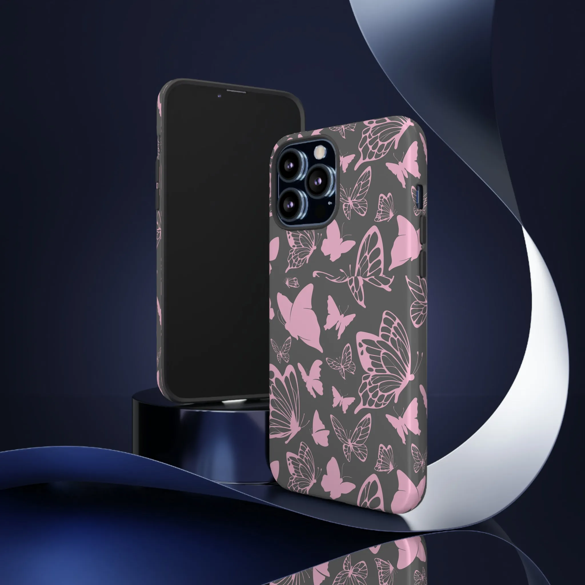 Phone Case with Butterfly Pattern Tough Cases