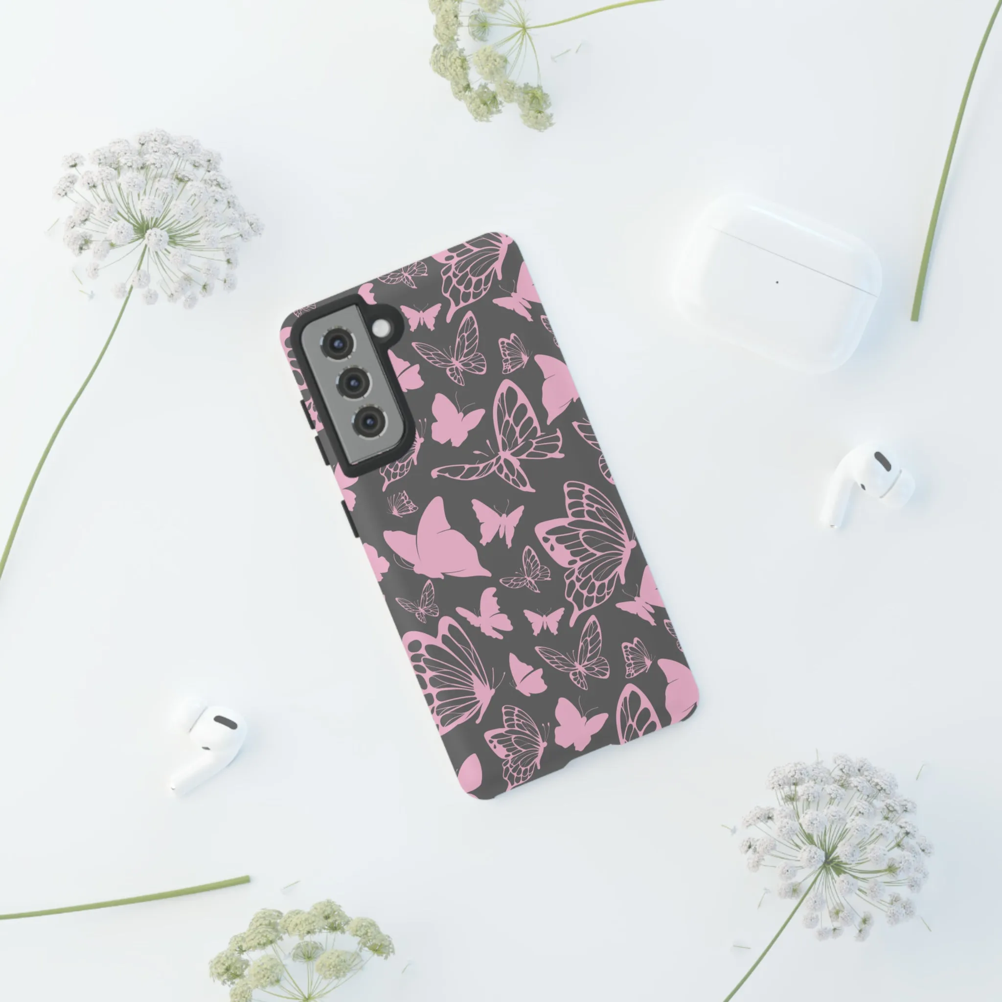 Phone Case with Butterfly Pattern Tough Cases