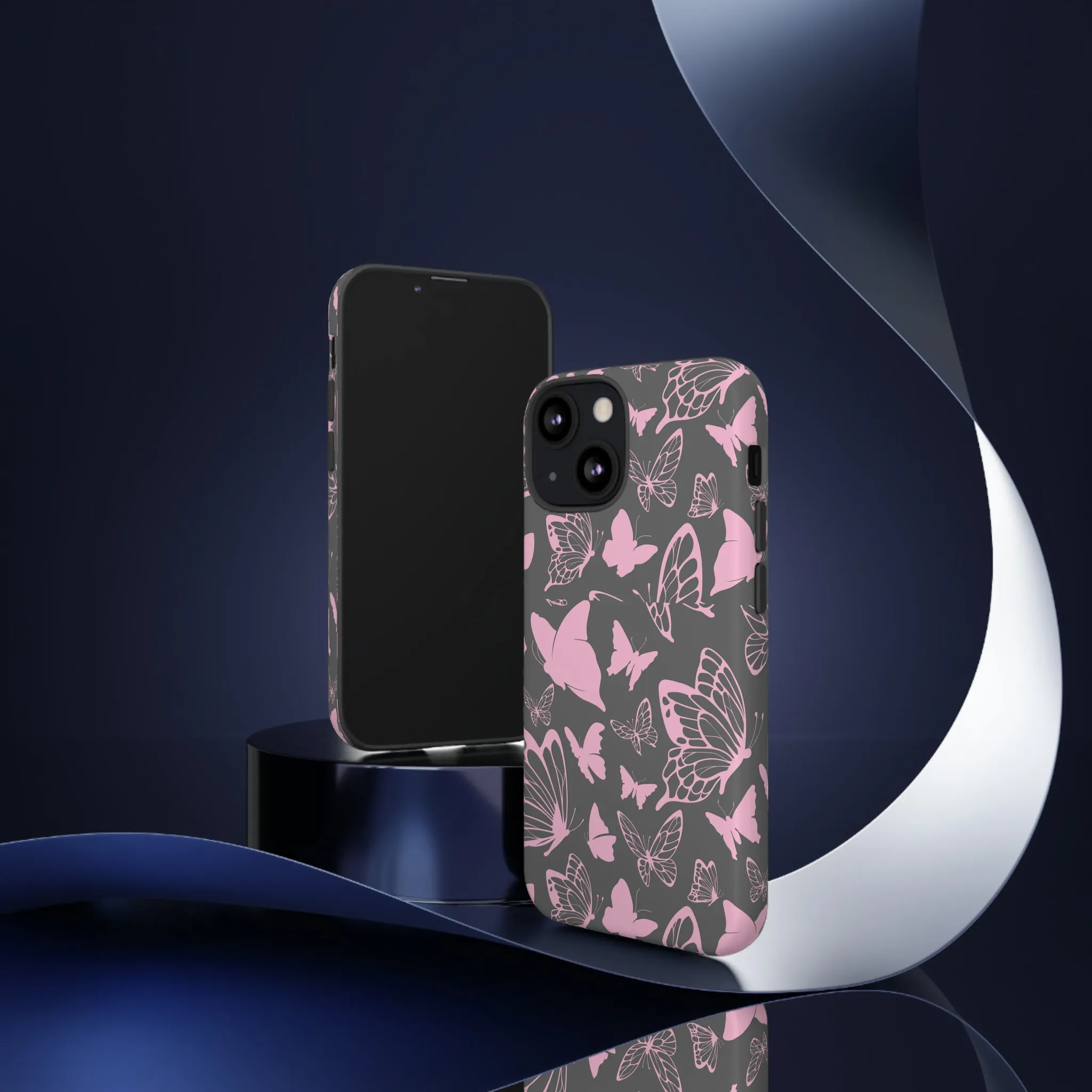 Phone Case with Butterfly Pattern Tough Cases