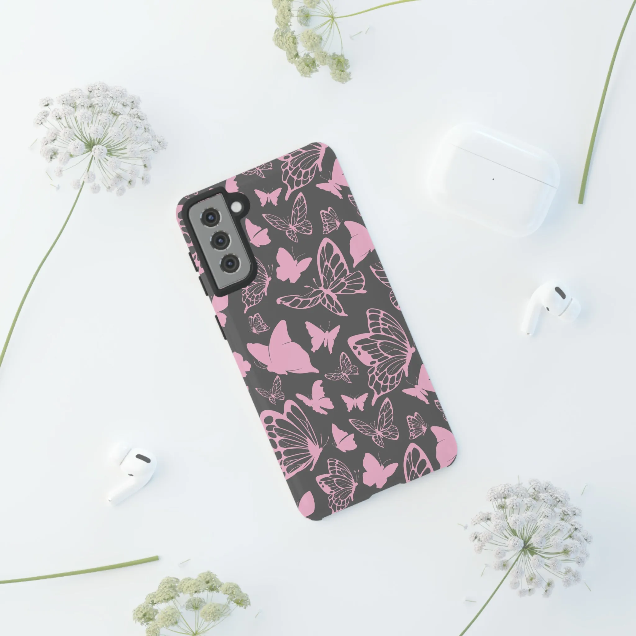 Phone Case with Butterfly Pattern Tough Cases