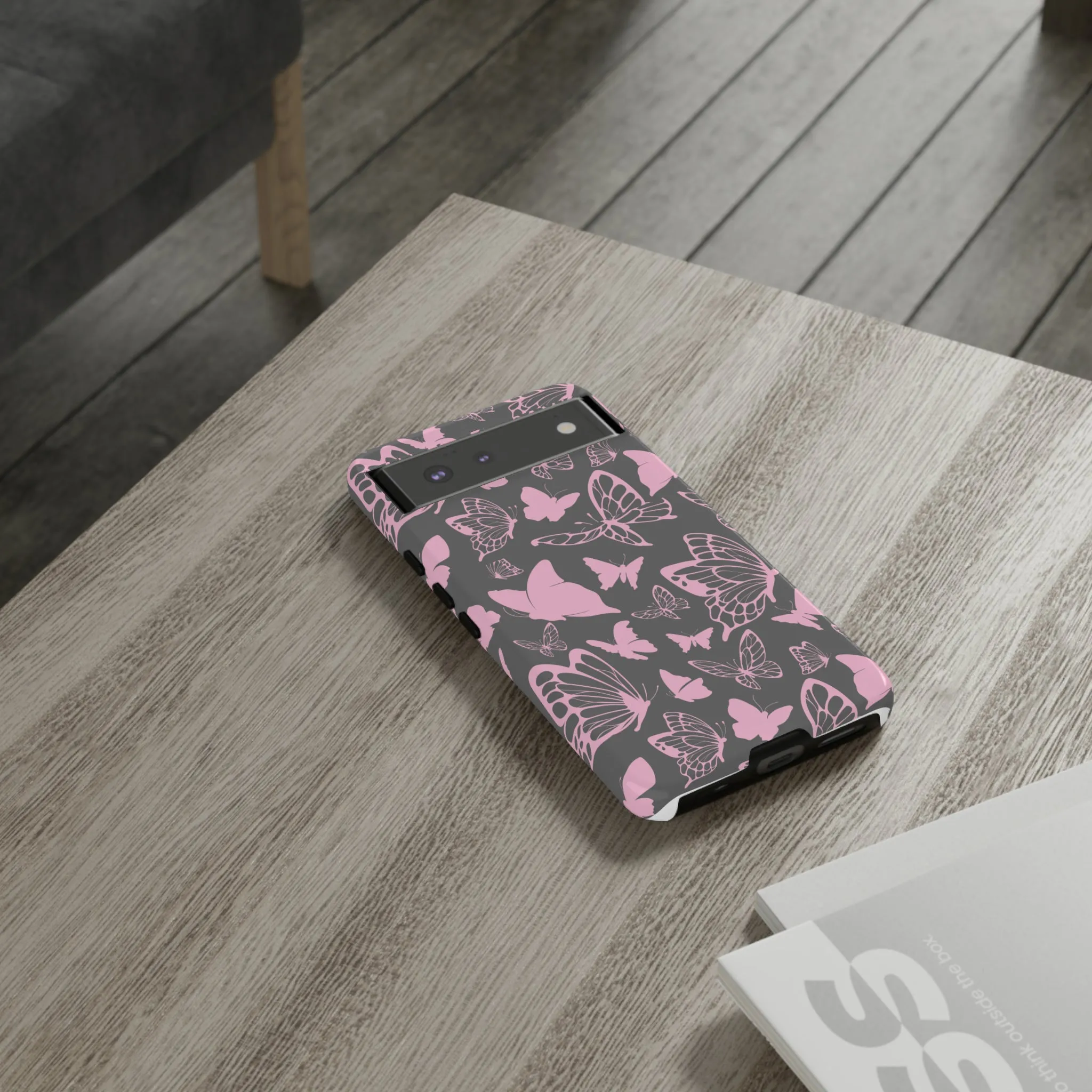 Phone Case with Butterfly Pattern Tough Cases