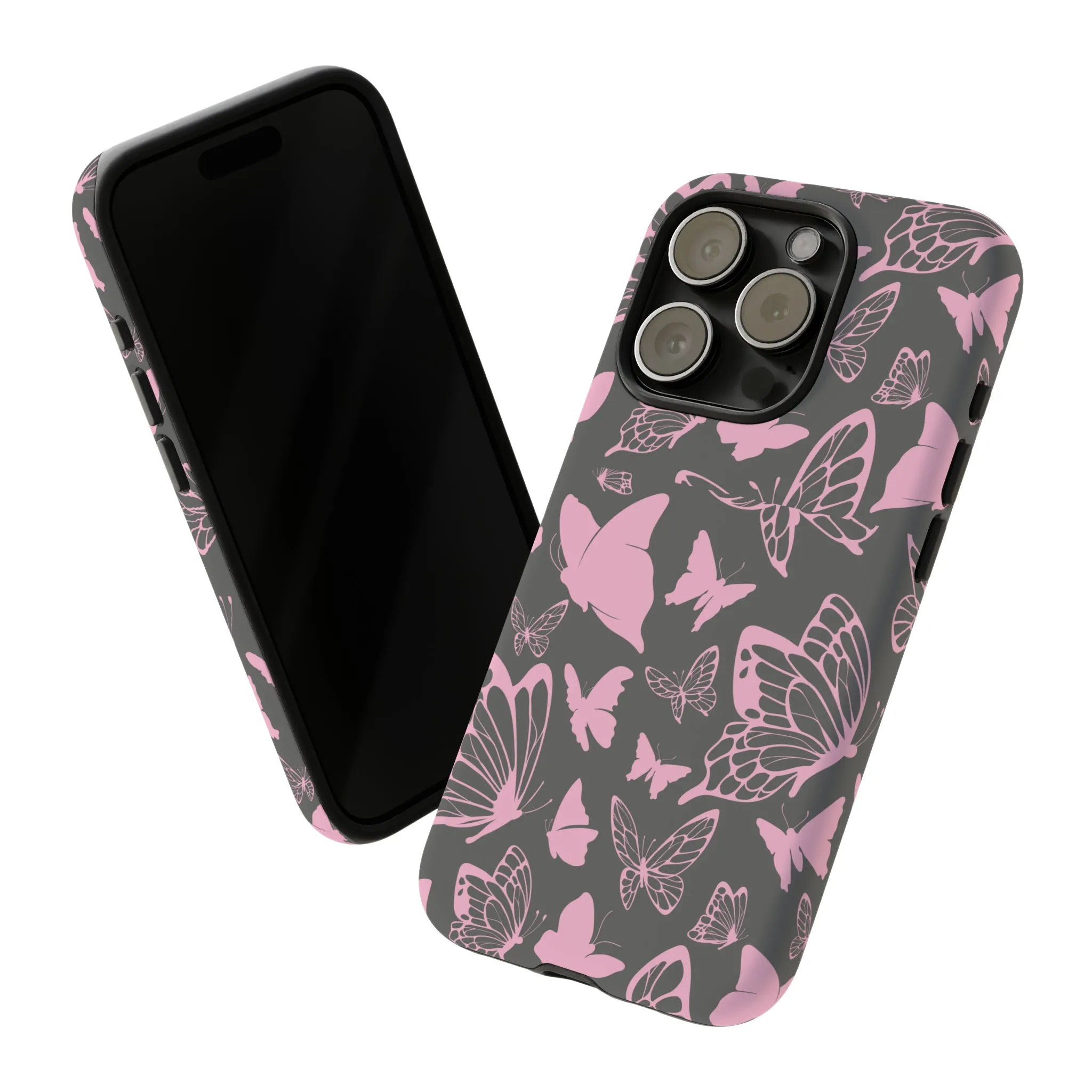 Phone Case with Butterfly Pattern Tough Cases