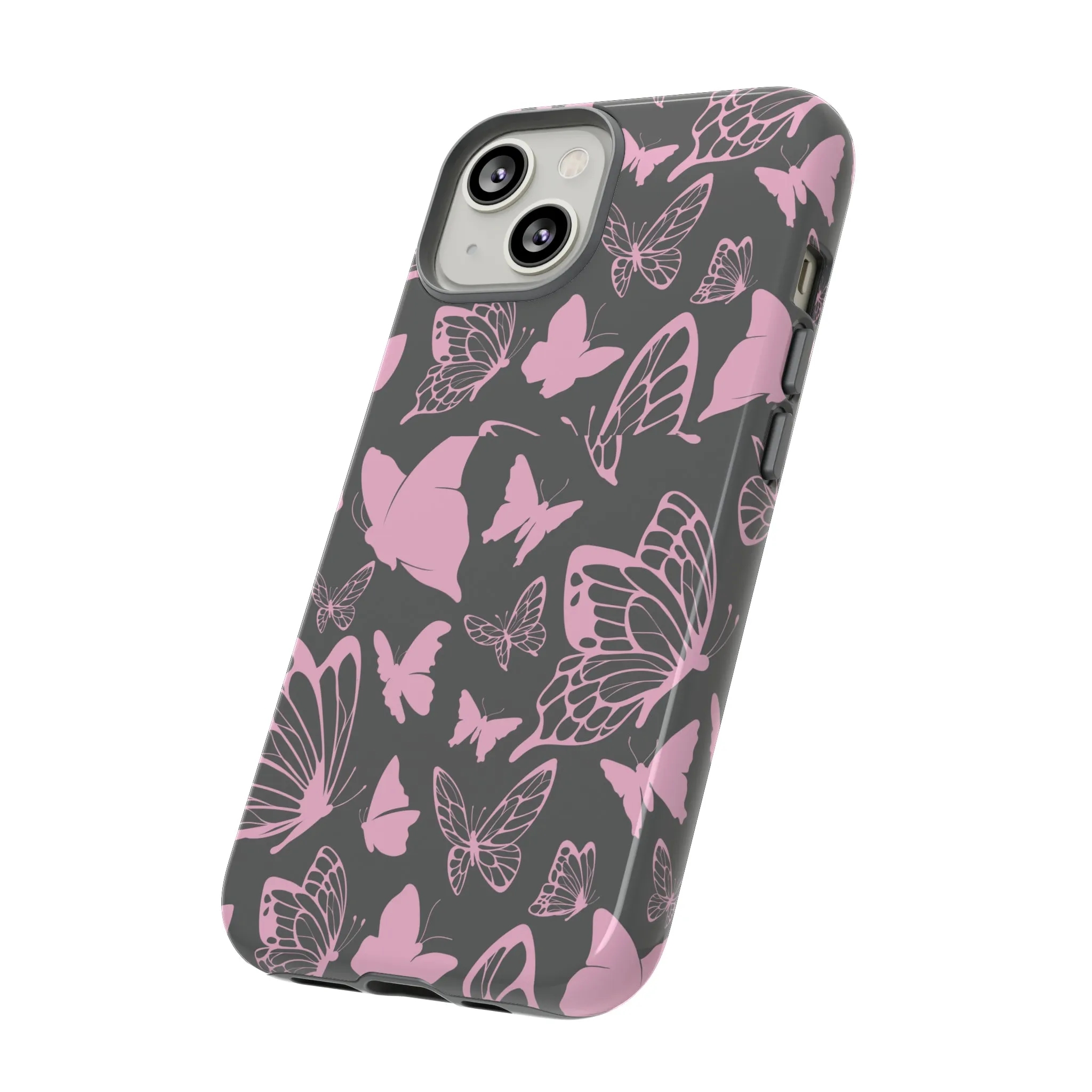 Phone Case with Butterfly Pattern Tough Cases