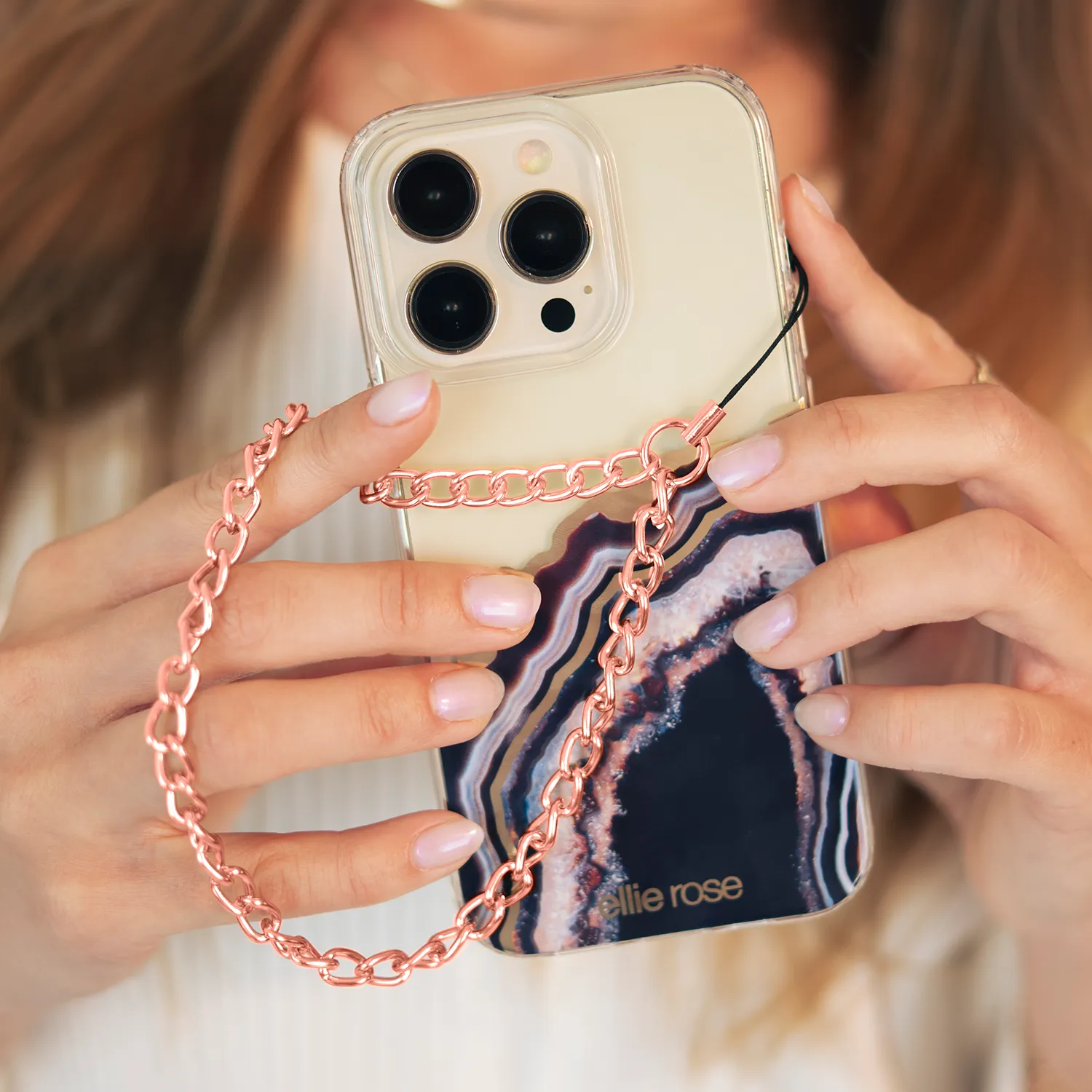 Phone Charm - Rose Gold