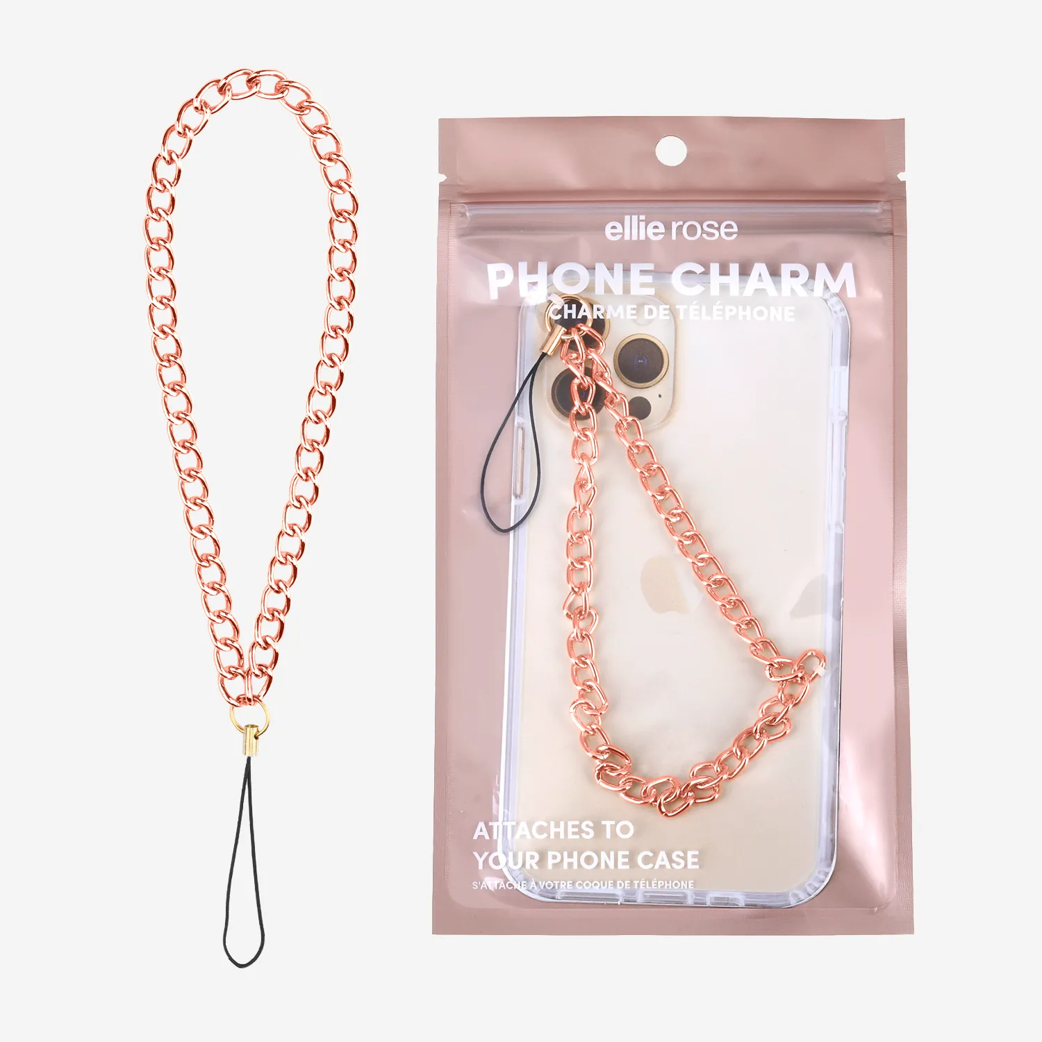 Phone Charm - Rose Gold